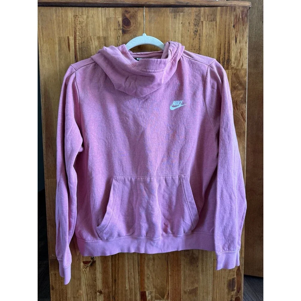 Nike Funnel Neck Pullover Hoodie Sz. Medium Pink